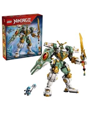 Lego Ninjago Green, White & Gold Mech with Sword